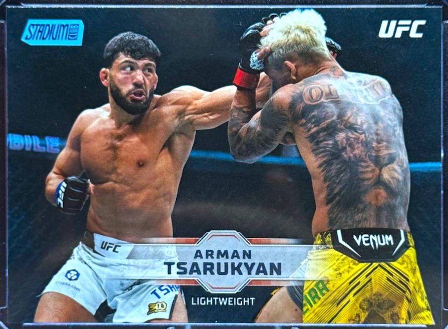 Arman Tsarukyan 2026 Topps Stadium Club UFC Base #3 Blue