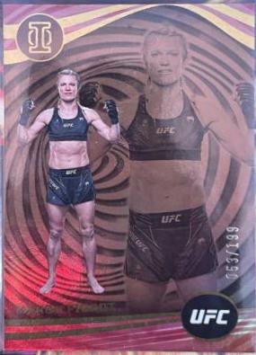 Manon Fiorot 2023 Panini Chronicles UFC Base Illusions #273 Bronze