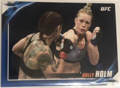 Holly Holm 2019 Topps UFC Knockout Base #54 Blue