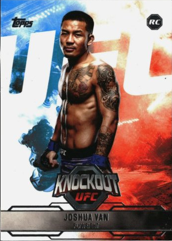 Joshua Van 2025 Topps Knockout UFC Base #11 Holo Gold