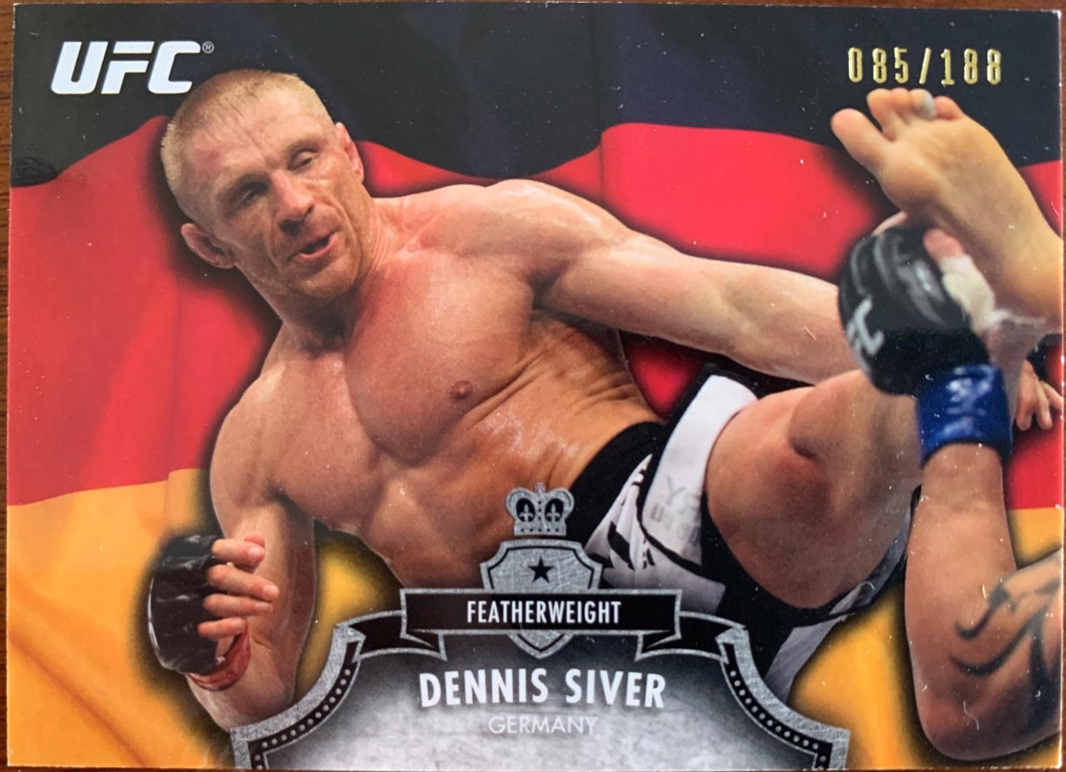 Dennis Siver 2012 Topps UFC Bloodlines Base #49 Flag