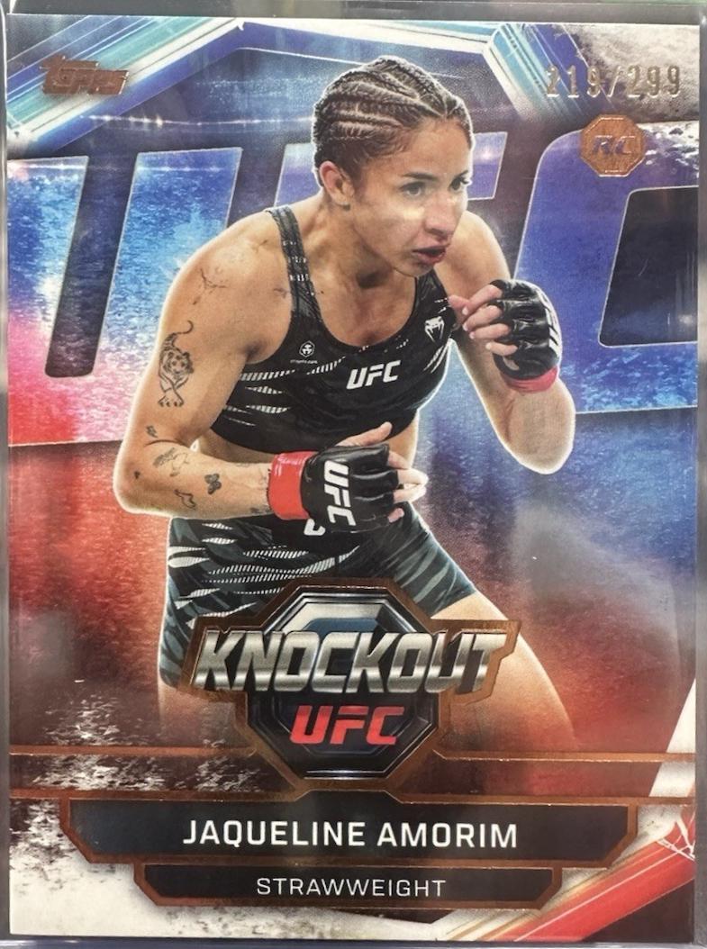Jaqueline Amorim 2026 Topps Knockout UFC Base #44 Bronze