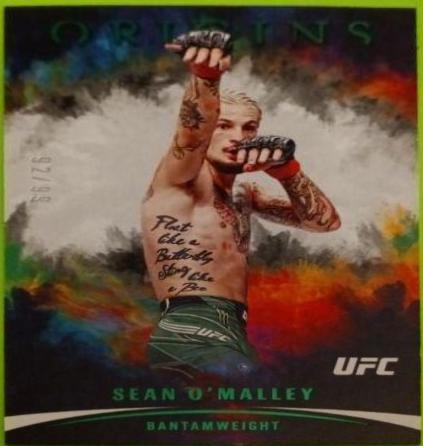 Sean O'Malley 2022 Panini Chronicles UFC Base Origins #132 Green