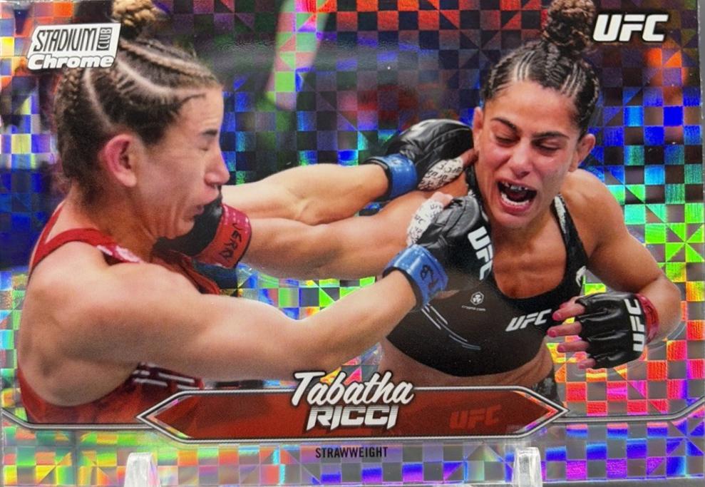Tabatha Ricci 2025 Topps Stadium Club UFC Base Chrome #C-106 X-Fractor