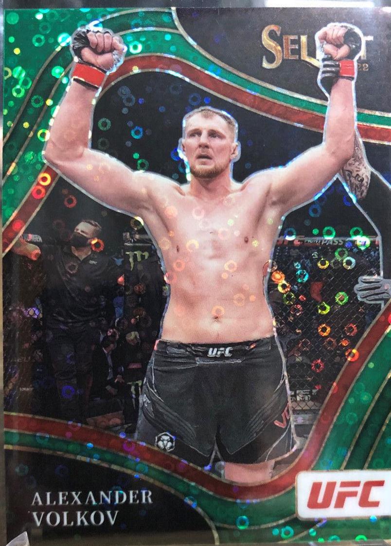 Alexander Volkov 2022 Panini Select UFC Octagonside #268 Green Disco