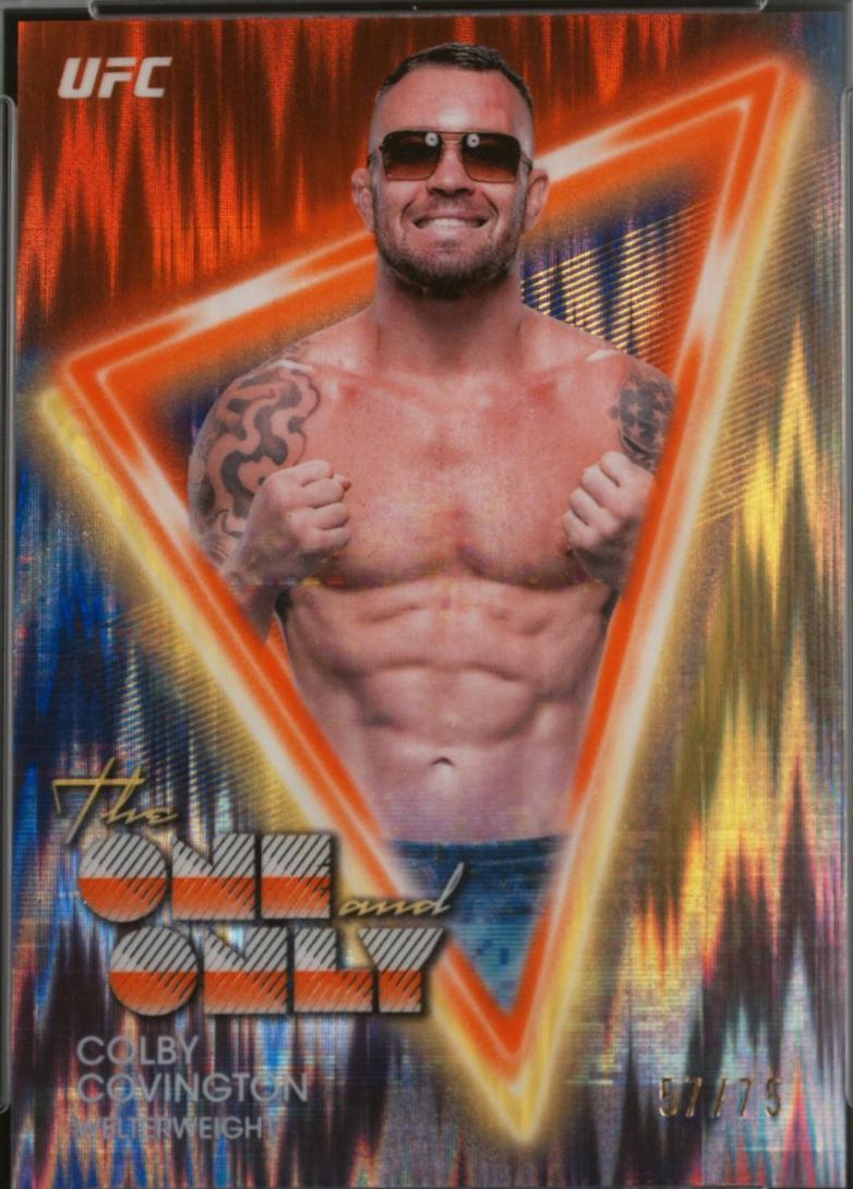 Colby Covington 2025 Topps Midnight UFC The One and Only #OO-12 Dusk