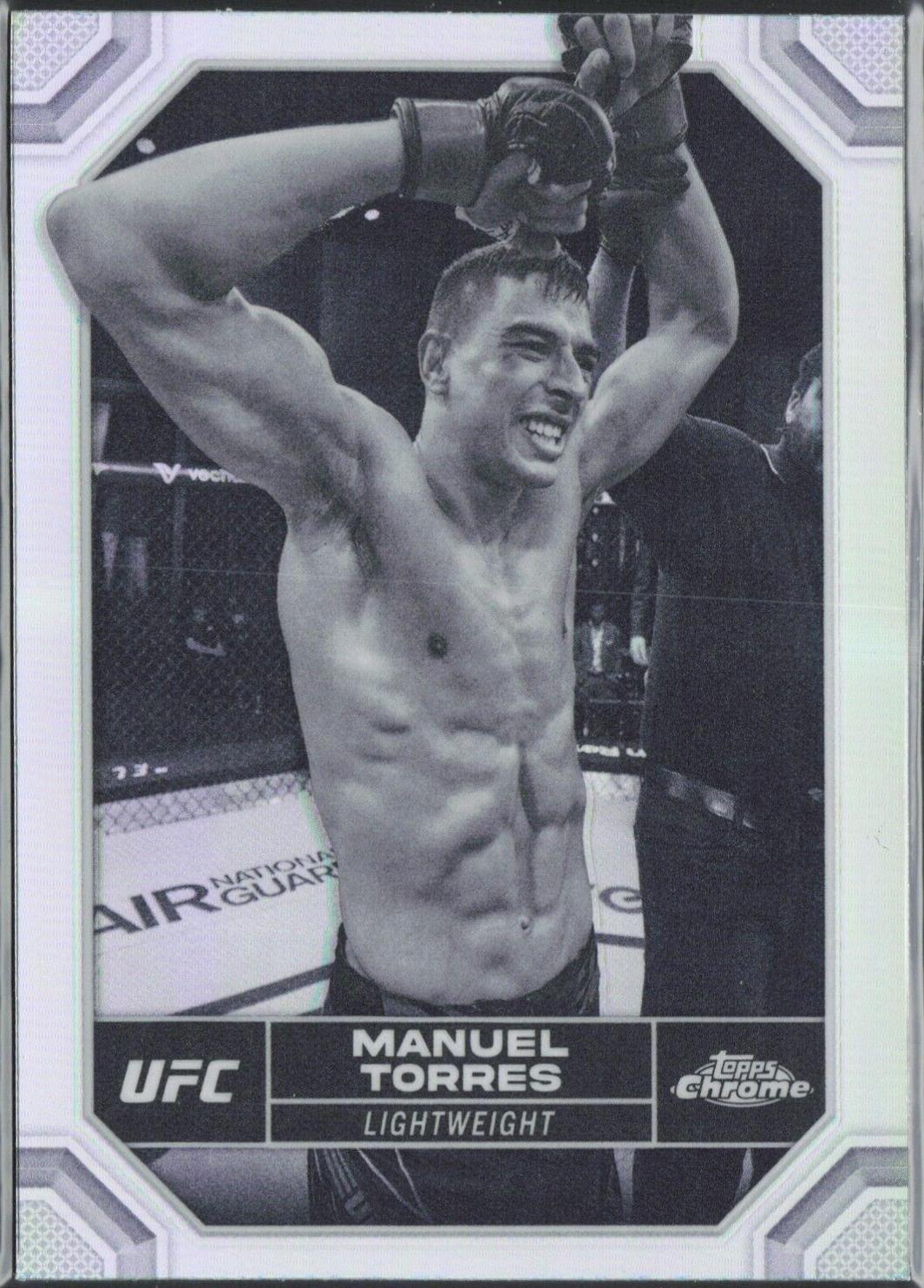 Manuel Torres 2024 Topps Chrome UFC Base #121 Negative Refractor