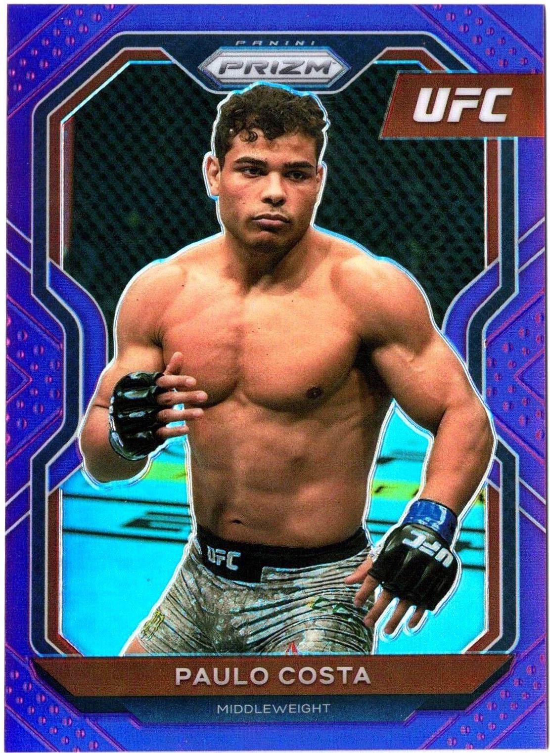 Paulo Costa 2021 Panini Prizm UFC Base #69 Purple