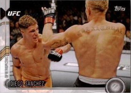 Diego Sanchez 2015 Topps UFC Chronicles Base #22 Green