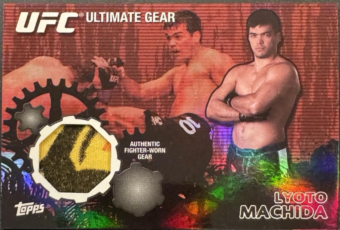 Lyoto Machida 2010 Topps UFC Ultimate Gear Relics #UG-LM Onyx