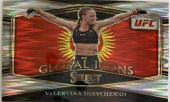 Valentina Shevchenko 2022 Panini Select UFC Global Icons #15 Flash