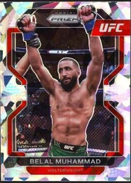 Belal Muhammad 2022 Panini Prizm UFC Base #119 Ice