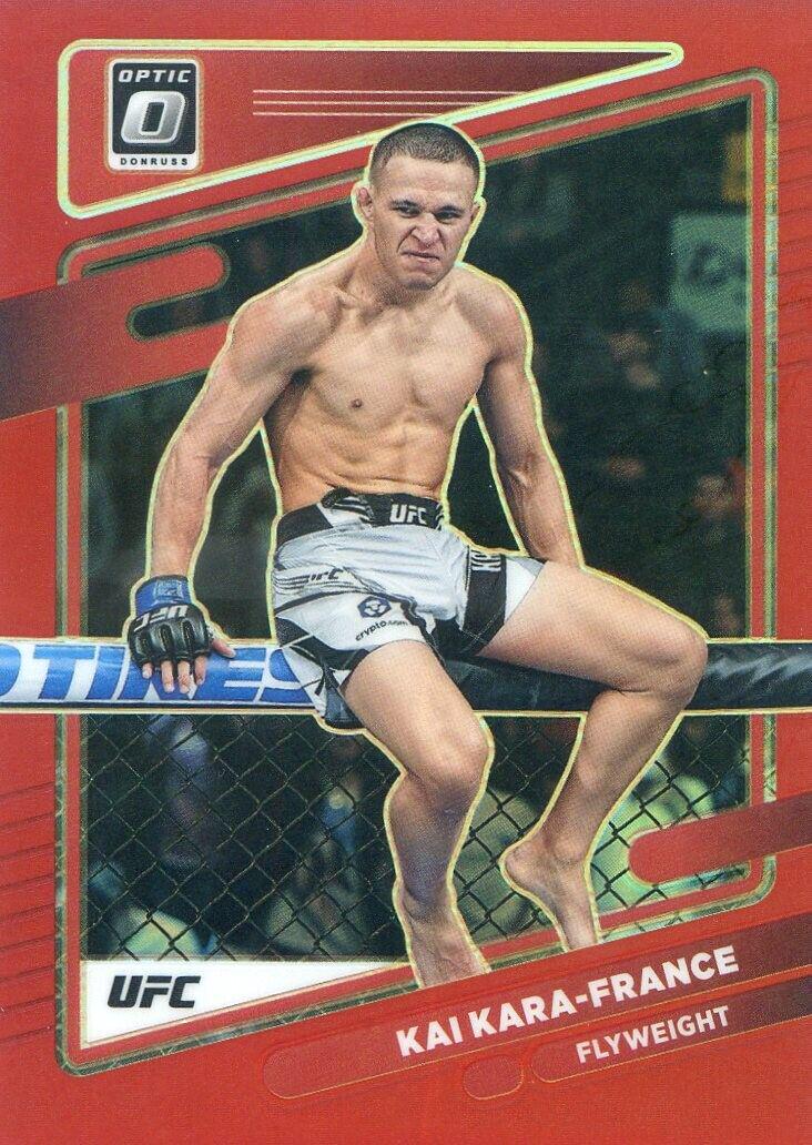 Kai Kara-France 2022 Panini Donruss Optic UFC Base #24 Red