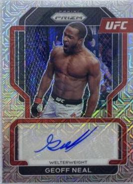Geoff Neal 2022 Panini Prizm UFC Signatures #49 Mojo