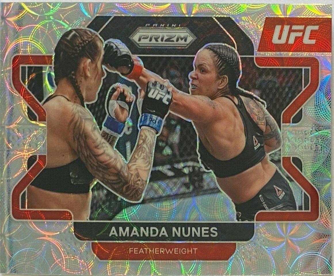 Amanda Nunes 2022 Panini Prizm UFC Base #65 Premium