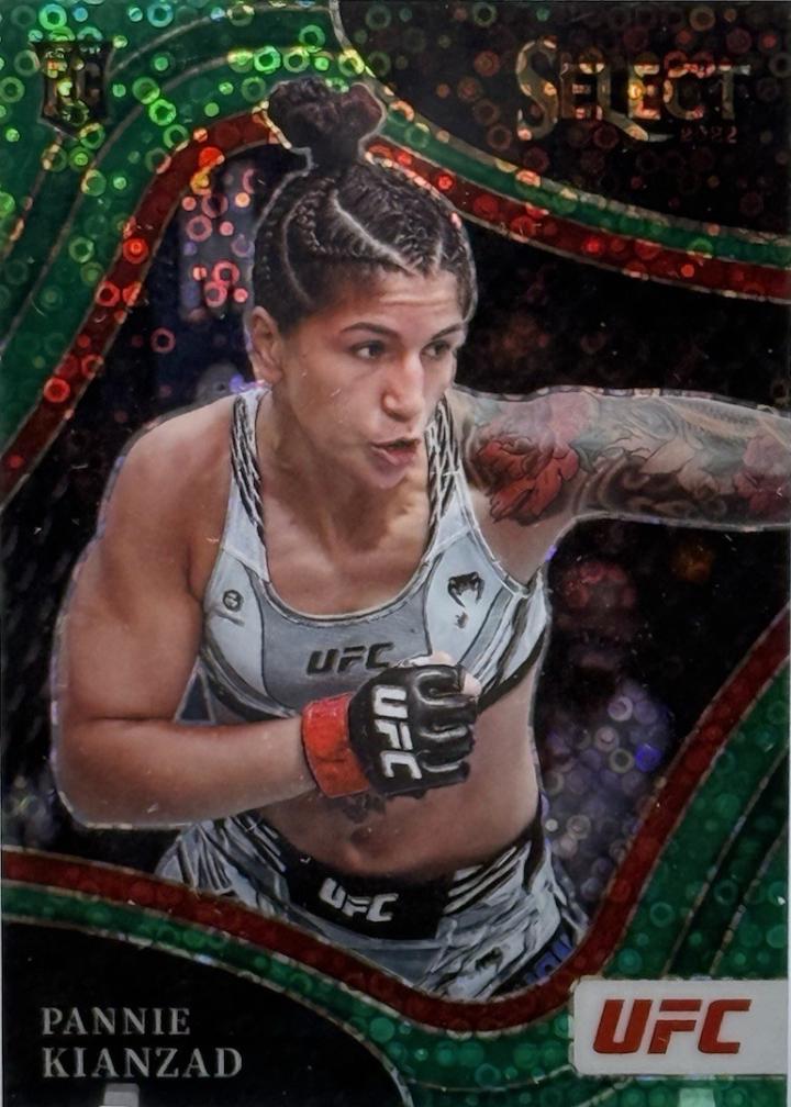 Pannie Kianzad 2022 Panini Select UFC Octagonside #214 Green Disco