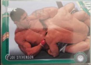 Joe Stevenson 2015 Topps UFC Chronicles Base #30 Green