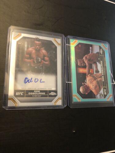 Ode Osbourne 2024 Topps Chrome UFC Chrome Rookie Autographs #CRA-OOS Refractor