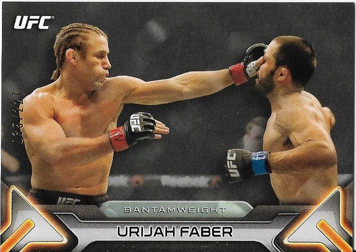 Urijah Faber 2016 Topps UFC Knockout Base #82 Silver