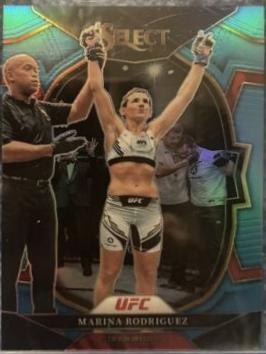 Marina Rodriguez 2023 Panini Select UFC Concourse #59 Light Blue