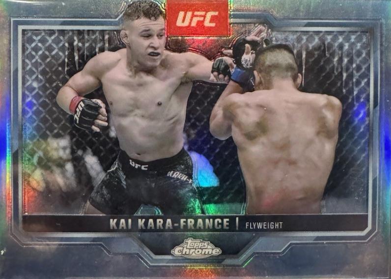 Kai Kara-France 2025 Topps Chrome UFC Base #81 FrozenFractor