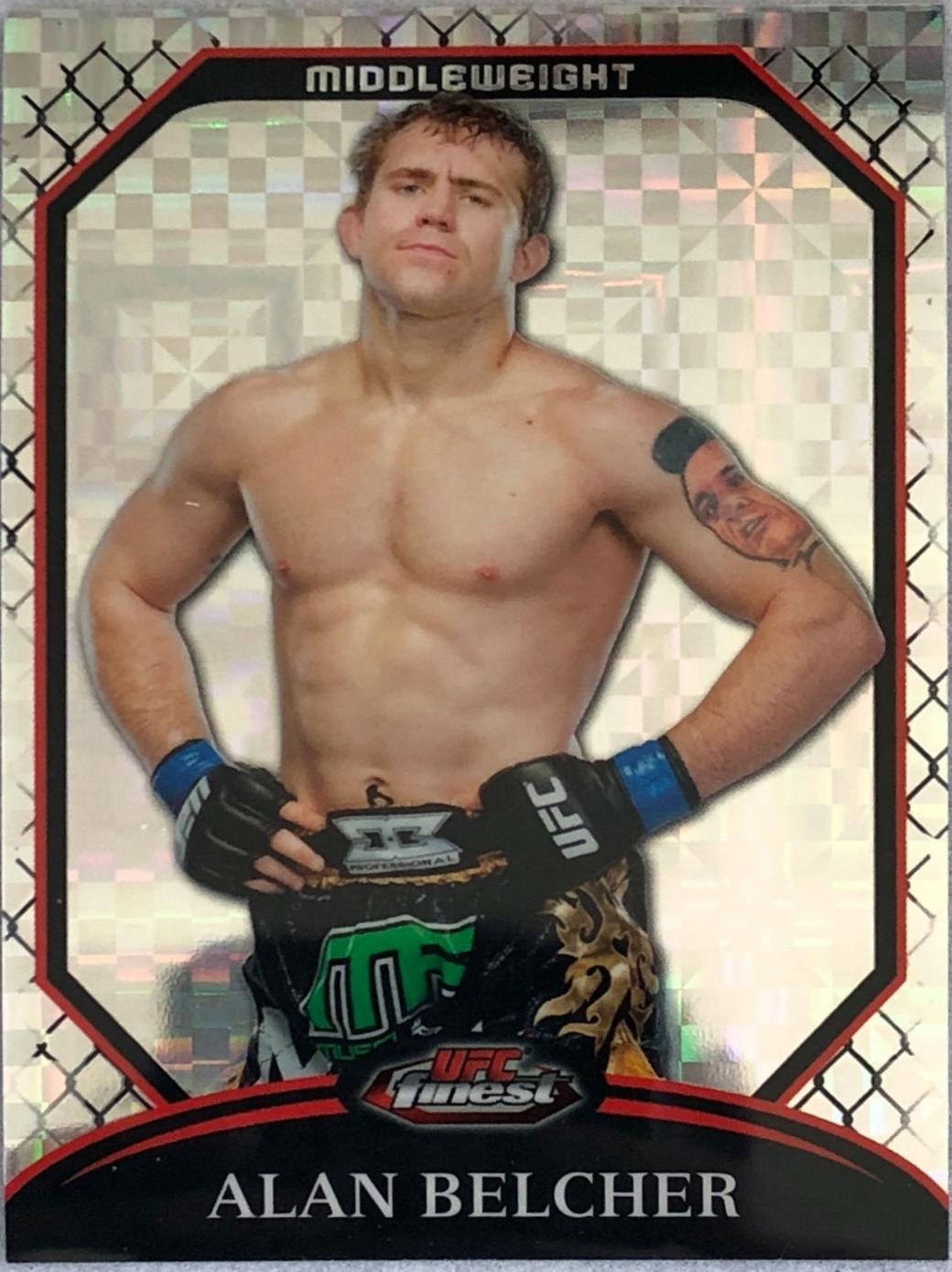 Alan Belcher 2011 Topps Finest UFC Base #88 Refractor