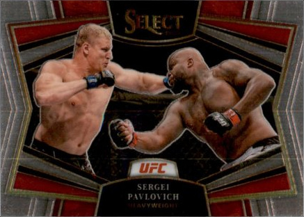 Sergei Pavlovich 2023 Panini Select UFC Snapshots #25 Gold Flash