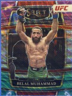 Belal Muhammad 2022 Panini Select UFC Concourse #96 Tri Color
