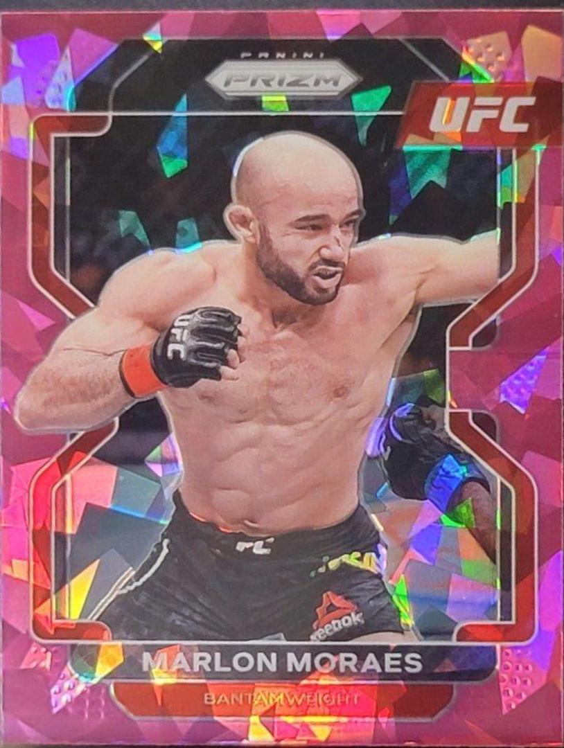 Marlon Moraes 2022 Panini Prizm UFC Base #148 Pink Ice