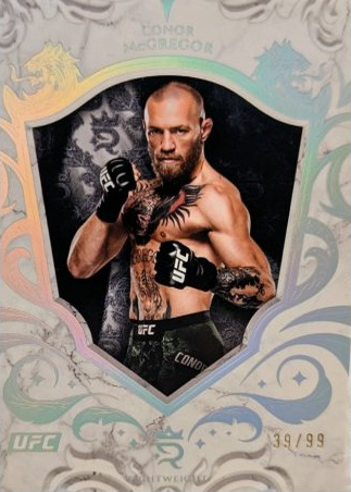 Conor McGregor 2025 Topps Royalty UFC Base #49 Platinum