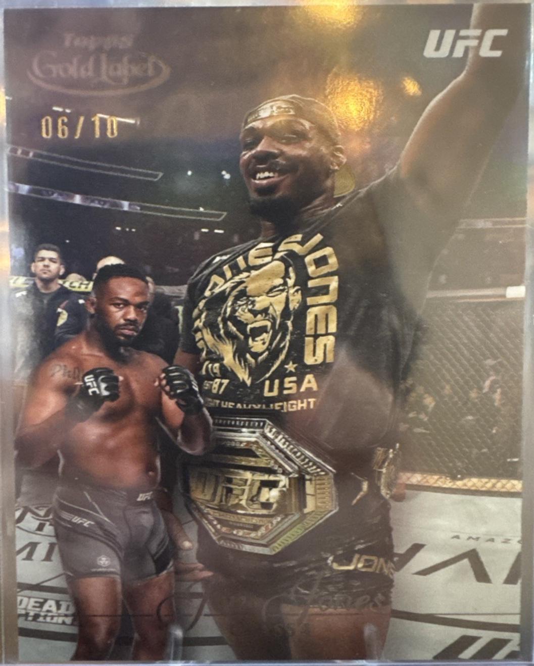 Jon Jones 2024 Topps Gold Label UFC Base Class I #44 Black