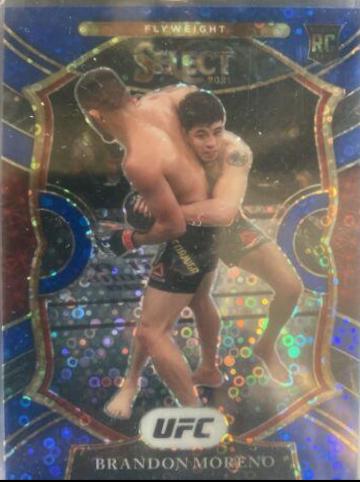 Brandon Moreno 2021 Panini Select UFC Concourse #96 Blue Disco