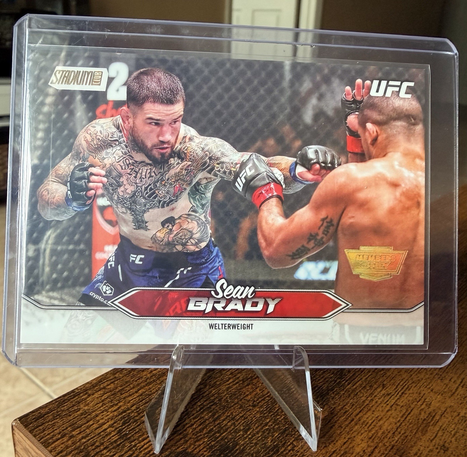 Sean Brady 2025 Topps Stadium Club UFC Base #129 Members Only