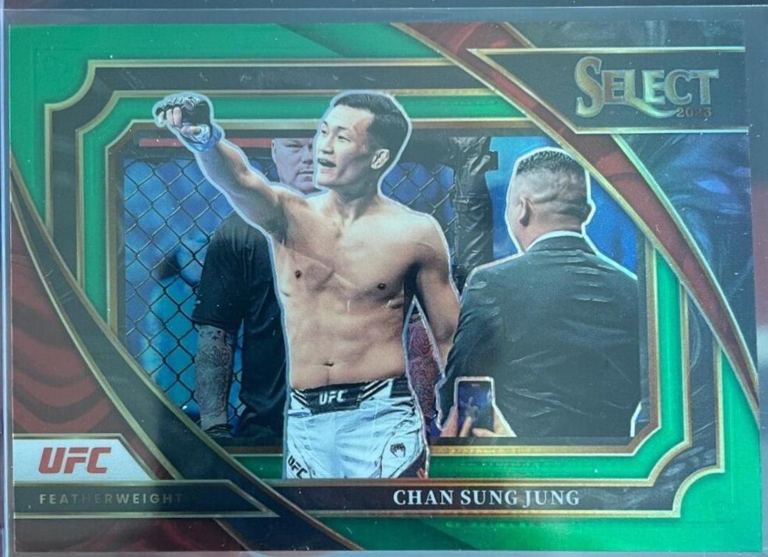Chan Sung Jung 2023 Panini Select UFC Mezzanine #369 Green