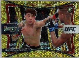 Brandon Moreno 2021 Panini Select UFC Premier Level #160 Gold Disco