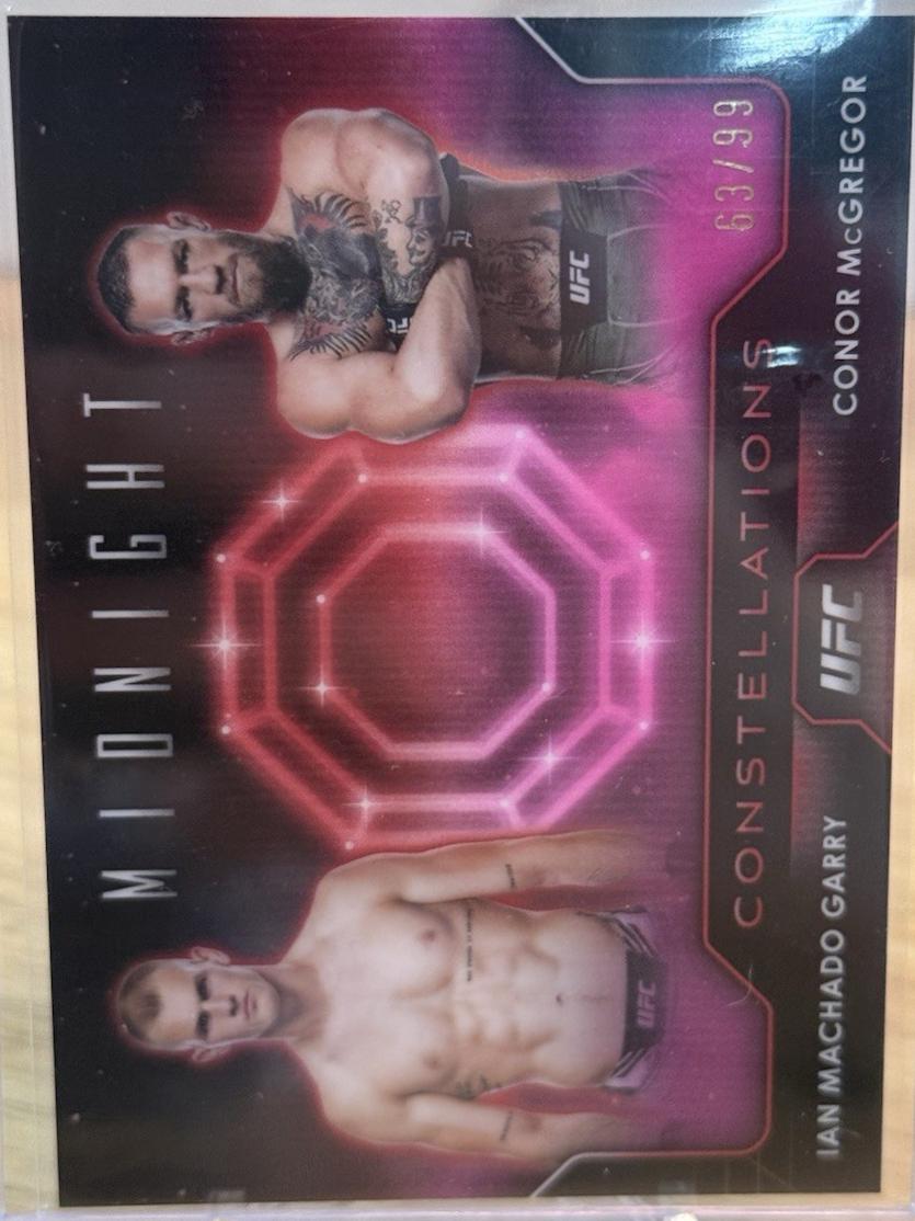 Ian Machado Garry / Conor McGregor 2024 Topps Midnight UFC Constellations #CO-23 Twilight