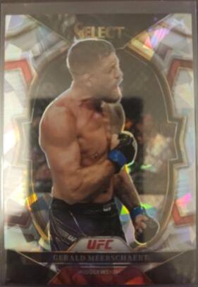 Gerald Meerschaert 2023 Panini Select UFC Concourse #34 Cracked Ice