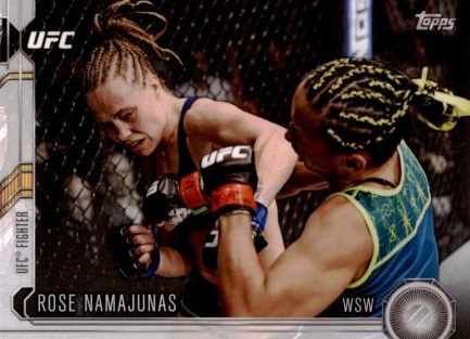 Rose Namajunas 2015 Topps UFC Chronicles Base #259 Red