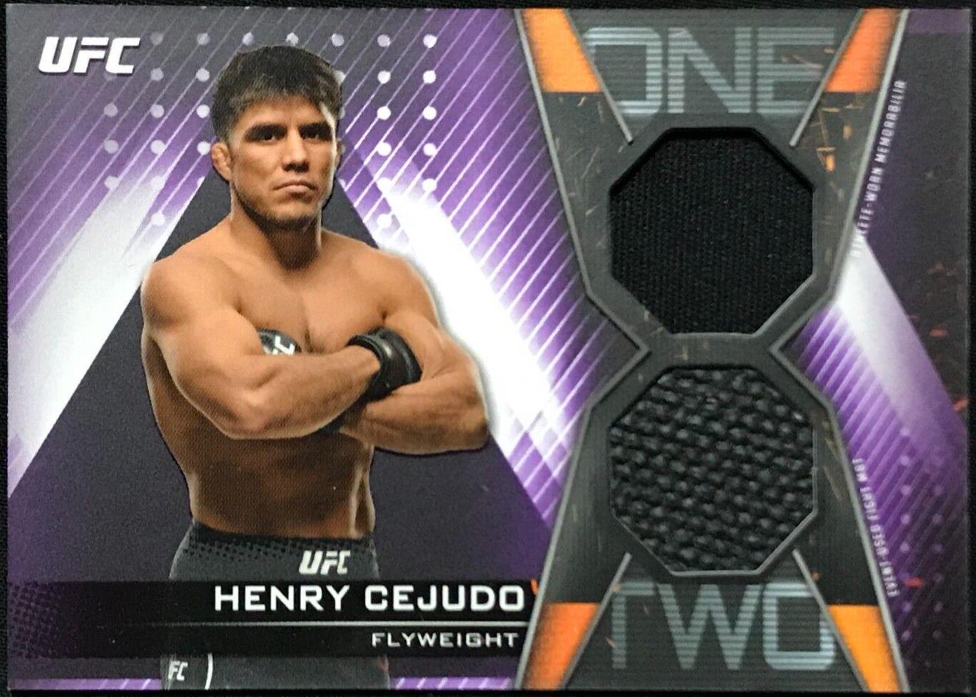 Henry Cejudo 2019 Topps UFC Knockout Base #20 Purple
