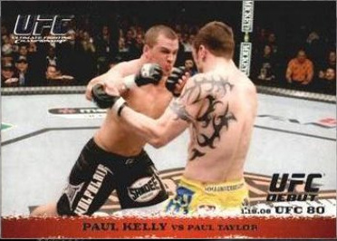 Paul Kelly / Paul Taylor 2009 Topps UFC Round 1 Base #79 Black