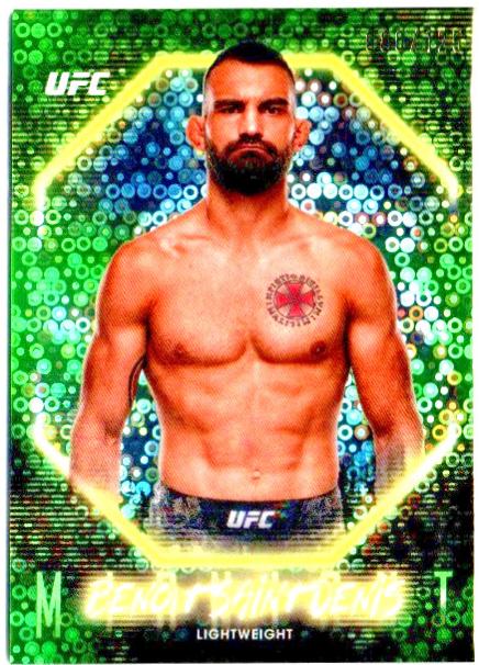 Benoit Saint Denis 2025 Topps Midnight UFC Base #54 Morning