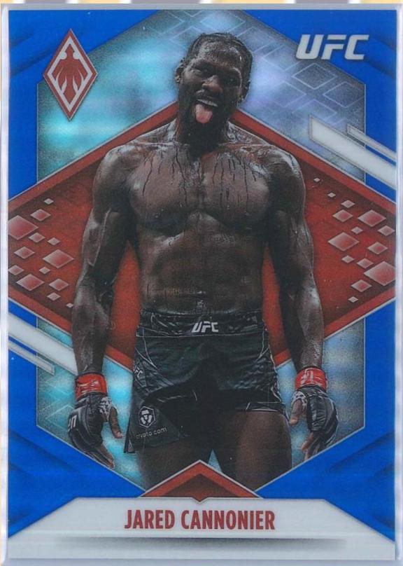 Jared Cannonier 2022 Panini Chronicles UFC Base Phoenix #315 Blue