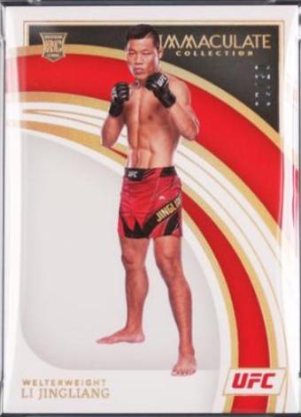 Li Jingliang 2022 Panini Immaculate UFC Base #20 Gold