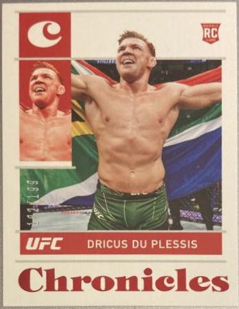 Dricus Du Plessis 2022 Panini Chronicles UFC Base Chronicles #79 Red