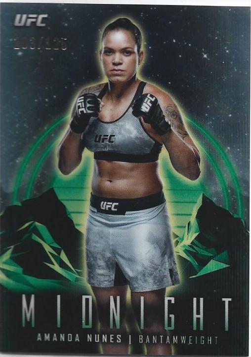 Amanda Nunes 2024 Topps Midnight UFC Base #35 Morning
