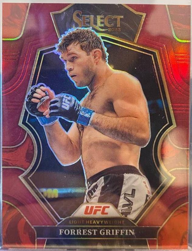Forrest Griffin 2023 Panini Select UFC Premier Level #195 Maroon