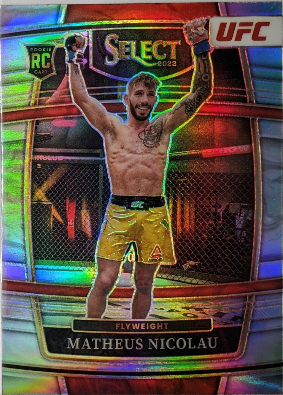 Matheus Nicolau 2022 Panini Select UFC Concourse #83 Silver
