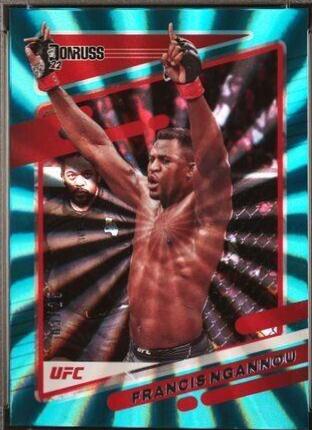 Francis Ngannou 2022 Panini Donruss UFC Base #39 Teal