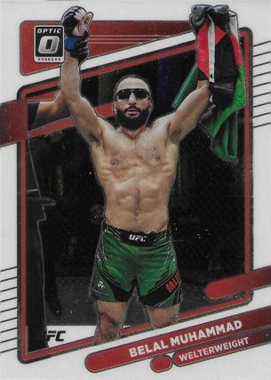 Belal Muhammad 2022 Panini Donruss Optic UFC Base #59 Lucky Envelopes