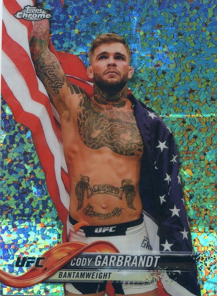 Cody Garbrandt 2018 Topps Chrome UFC Base #82 Diamond Hot Box